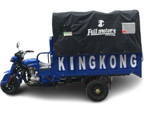 Quality 250cc Cargo Motor Tricycle 1.4x2.4m Electric Trike 5.00-12 Tyre Goods Shed factory