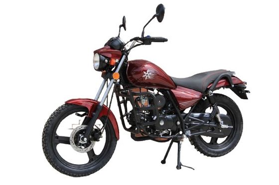 গুণমান অনুভূমিক ক্রুজার চপার মোটরসাইকেল 4 স্ট্রোক রাউড লাইট ফুল চেইন কভার 110cc স্পোর্টস বাইক কারখানা