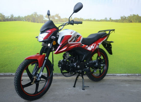 Kwaliteit 110cc de Brandstoftank van sportmatte black street bike 12L met Grote Voetsteun Front Bumper fabriek