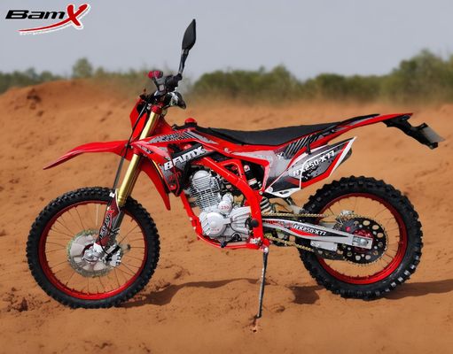 Kalite Motorcross Fabrikası üretilen hızölçer ve kilometre ölçer Su soğutma motoru ile donanımlı kirli bisiklet fabrika