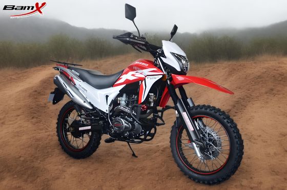 Qualität sport Enduro-Motorrad-einzylindriger Anschlag 200cc 4 des Kickstarter-2.5l Doppel Fabrik