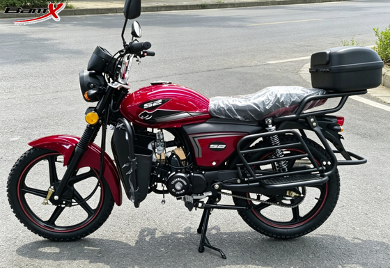 Quality Motorcycle Chopper Vibrant Sport Street Bikes In Red Black Blue 110CC 150CC Single Cylinder Disc/Drum Brakes factory